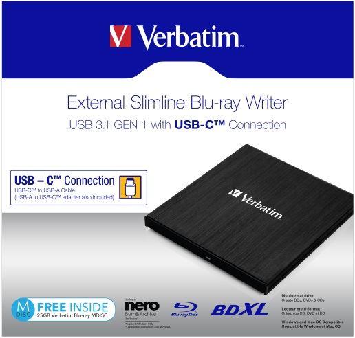 Verbatim Slimline - Unità disco - BDXL Writer …